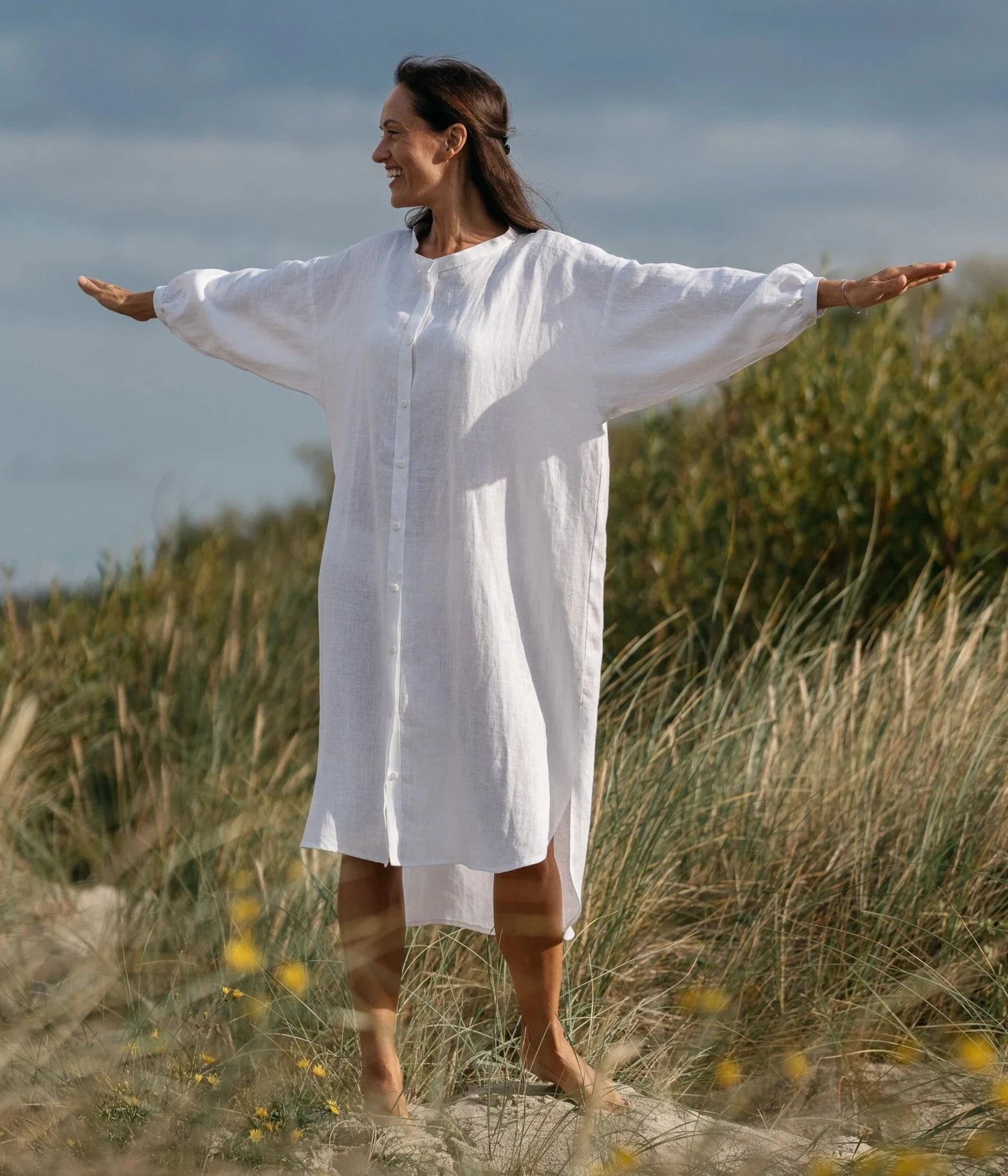 slip dress short Short Slip On Dress, Off White – JULIA LUSSI