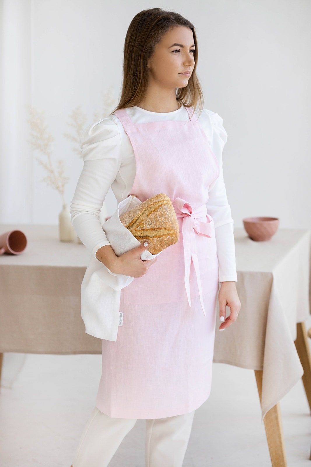 strapless open back dress Princess Apron Dress Set, Dark Pink – Bailey and Ava