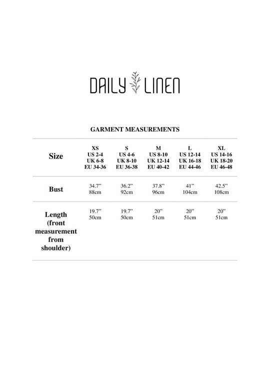 Wrap Linen Top MADEIRA | Daily Linen