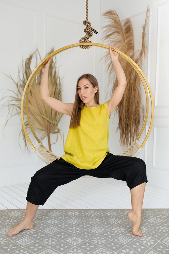 Oversized Linen Tank Top | Daily Linen