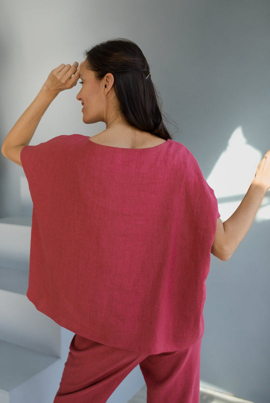 Oversized Linen Top | Daily Linen