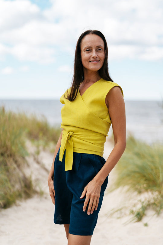 Wrap Top JULIA | Daily Linen