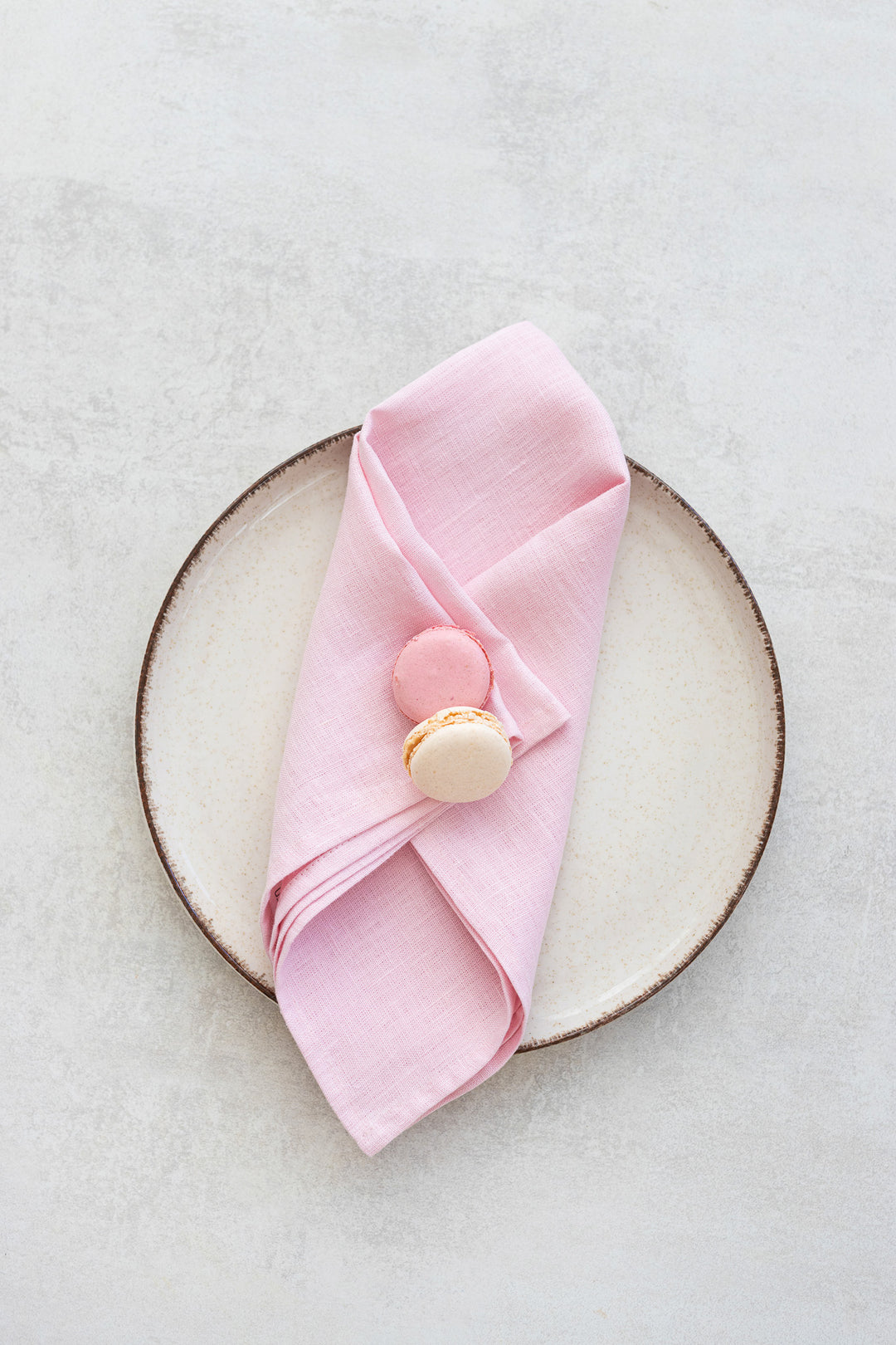 Linen napkins dusty rose color - Daily Linen