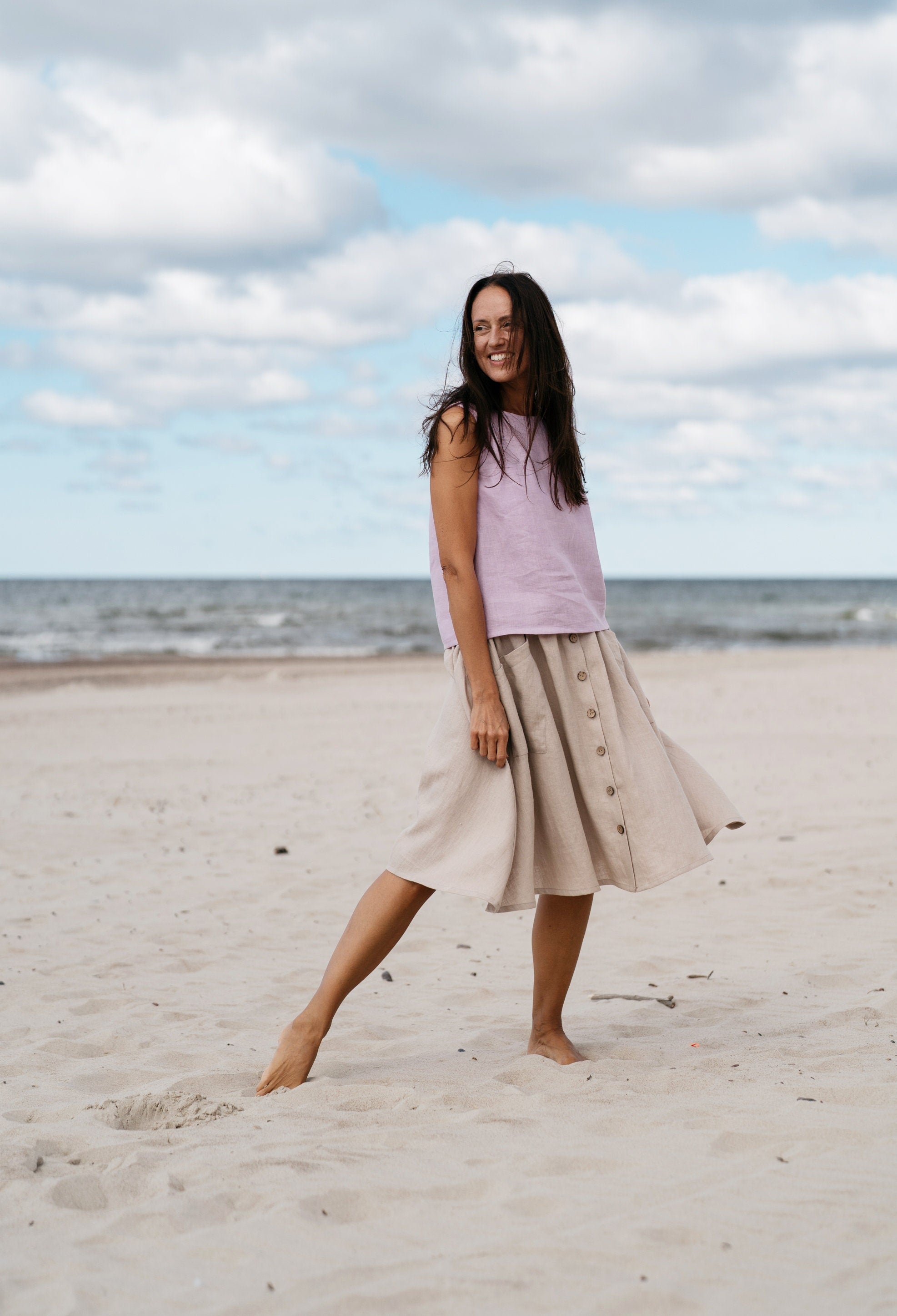 Capris with skirt store