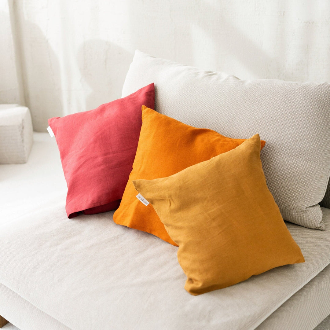 Deco Pillow Linen Covers In Various Colors - Daily Linen