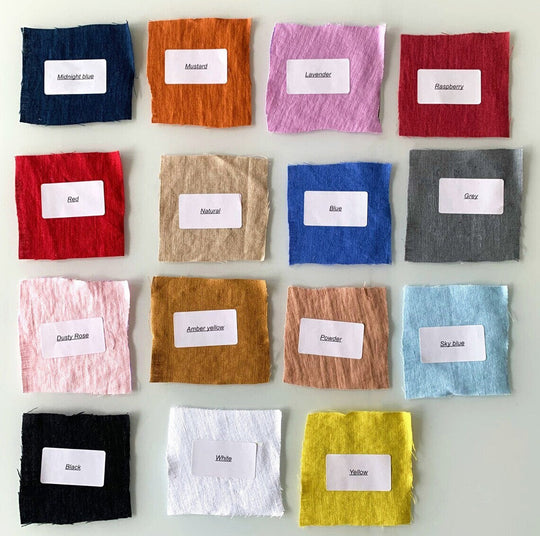 Linen Fabric Samples Daily Linen