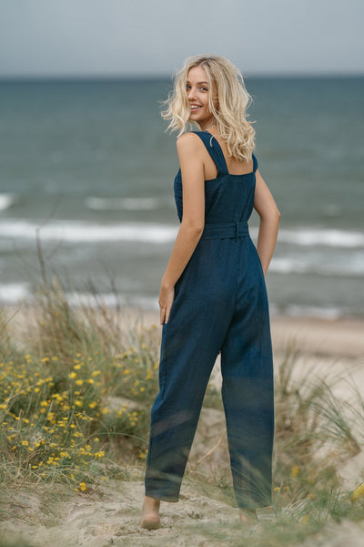 Linen Wrap Jumpsuit DICEY