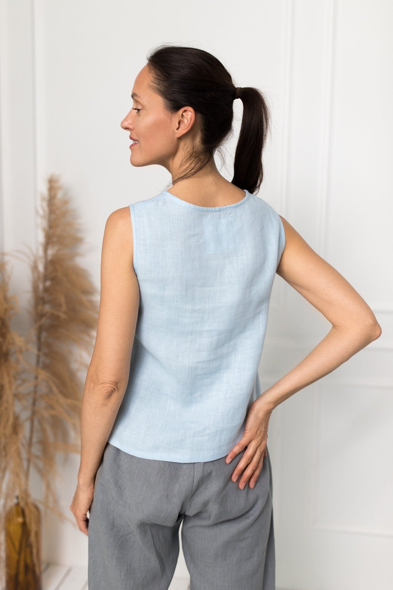 Linen Tank Top TEIDE | Daily Linen