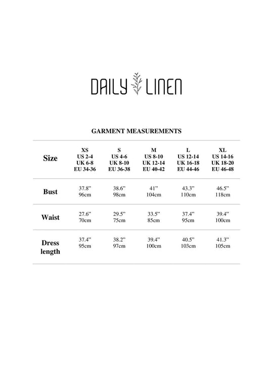 Linen Buttoned Dress MONA | Daily Linen