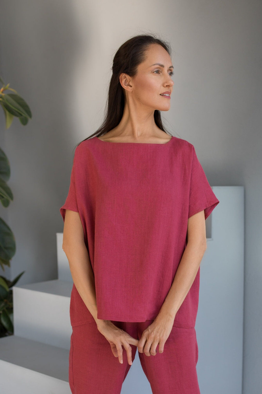 Oversized Linen Top | Daily Linen