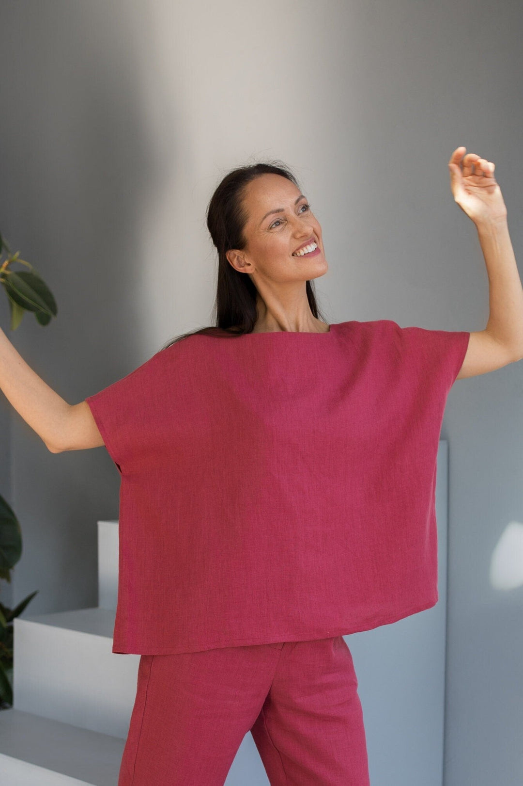 Oversized Linen Top | Daily Linen