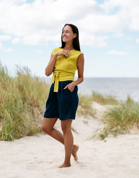 Wrap Top JULIA | Daily Linen